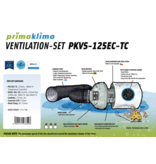 PrimaKlima PrimaKlima PKVS-125EC-TC Abluftset - 680 m³/h - Temperaturgesteuert