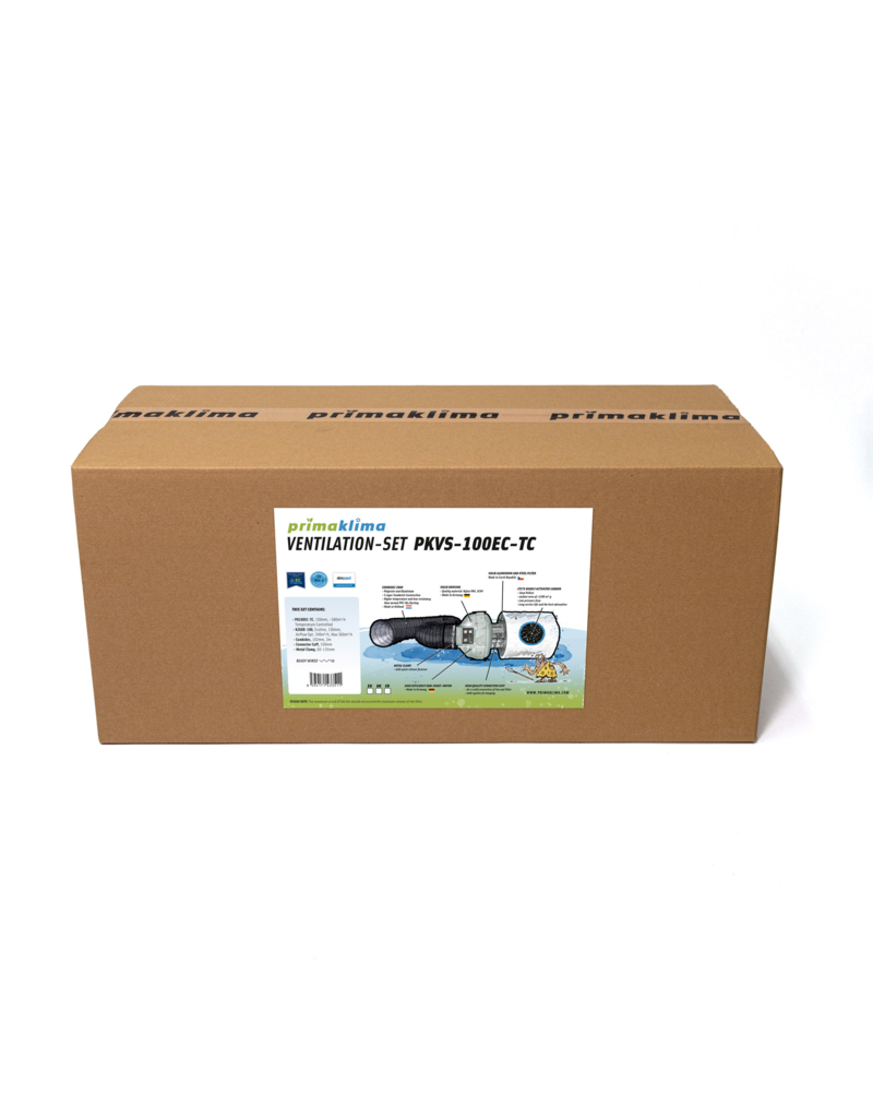 PrimaKlima PrimaKlima PKVS-100EC-TC Abluftset - 360 m³/h - Temperaturgesteuert