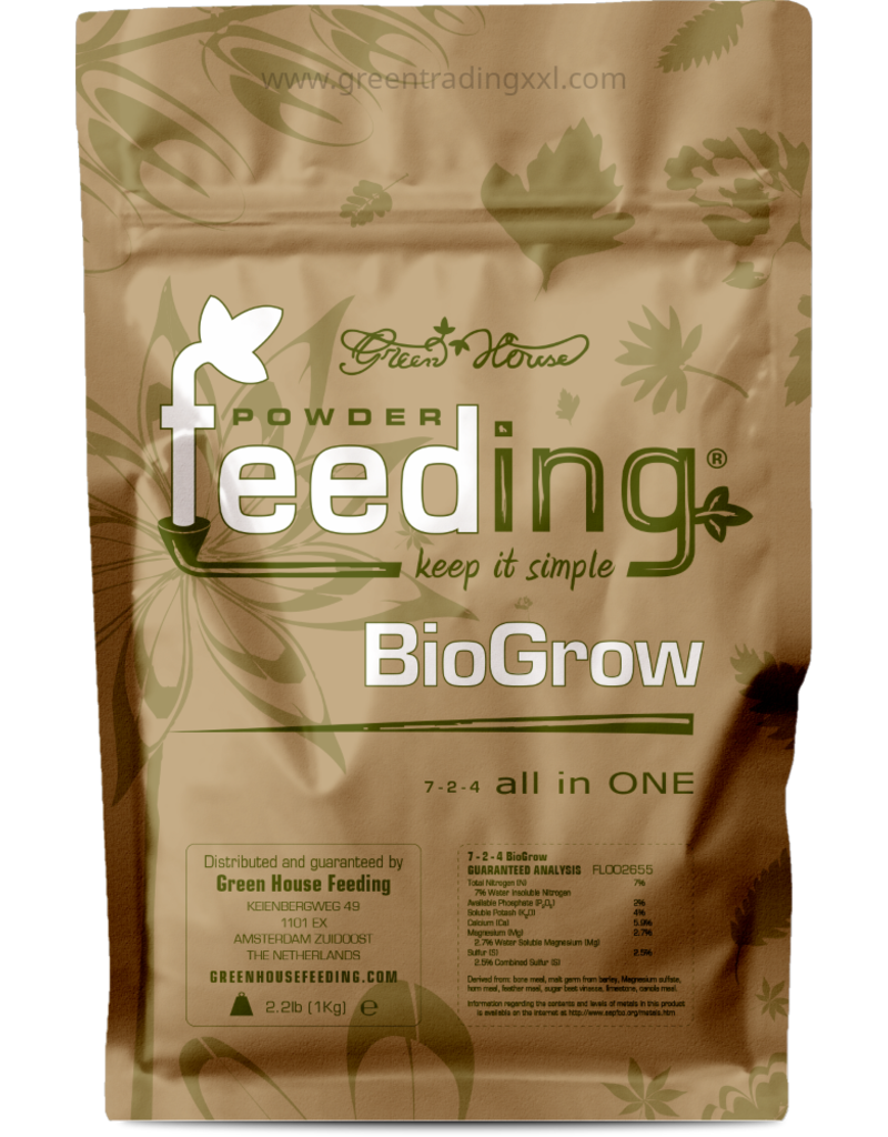 Green House Feeding Green House Feeding BioGrow 1 kg – Biologischer Pflanzendünger