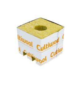 Cultiwool Cultiwool Startblock, kleines Loch, 28 mm (pro Stück)