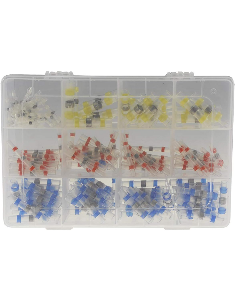Soldeer krimpverbinders assortiment, 200 delig