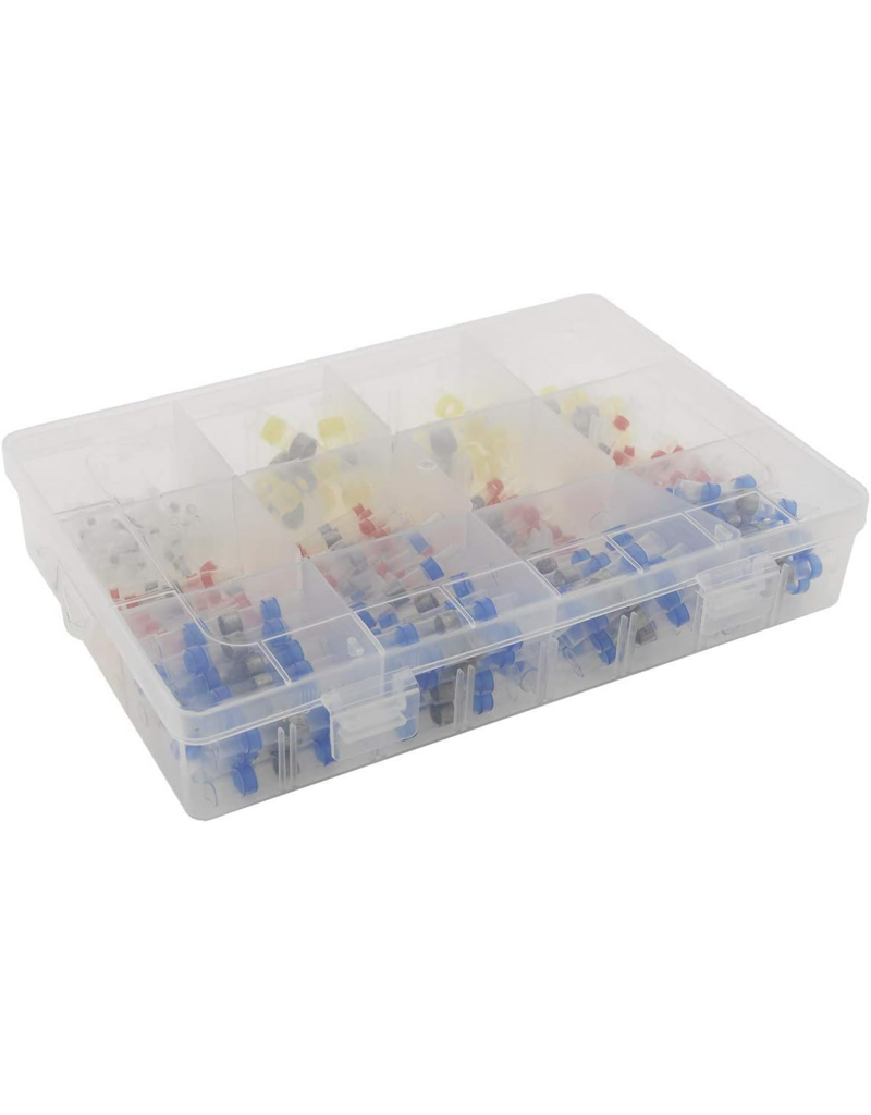Soldeer krimpverbinders assortiment, 200 delig