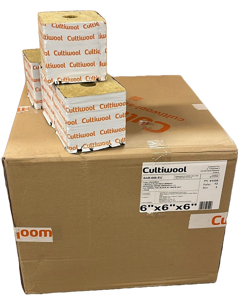 Cultiwool Cultiwool Big Block, 15x15 cm (pro Karton 48 Stück)