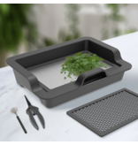 AC Infinity AC Infinity großes Trim-Tablett-System, Set mit 3 Tabletts und 2 Sieben, austauschbar und ergonomisch