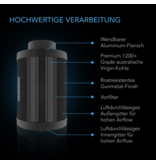 AC Infinity AC Infinity Luftfilterset 200 mm mit Inline-Rohrventilator und Aktivkohlefilter