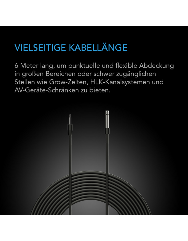 AC Infinity AC Infinity Klimasensor für Controller 69 Pro und Pro+ und UIS-Geräte, 6 m