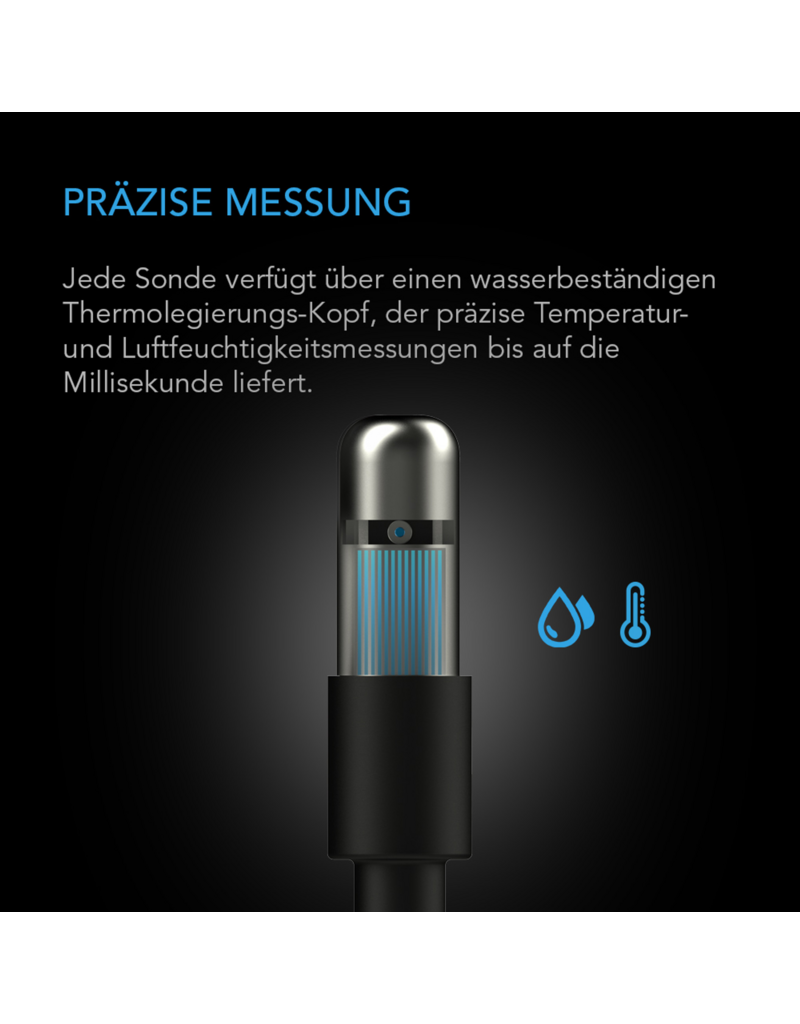 AC Infinity AC Infinity klimaatsensor voor Controller 69 Pro en Pro+ en UIS-apparaten, 6 m