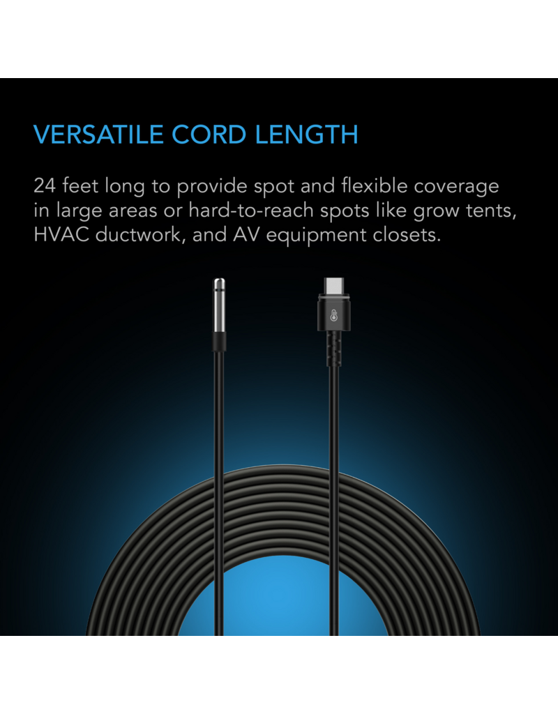 AC Infinity AC Infinity AI+ Klimasensor 7.3 m für VPD, Temperatur und Feuchtigkeit