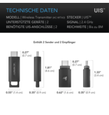 AC Infinity AC Infinity UIS 1-zu-1 Transmitter und Empfänger, kabellose Verbindung, 2er-Pack