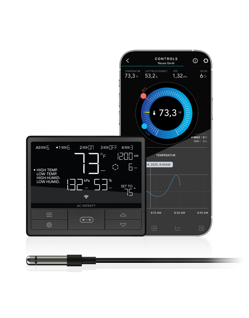 AC Infinity AC Infinity Controller 69 PRO met Bluetooth en WiFi