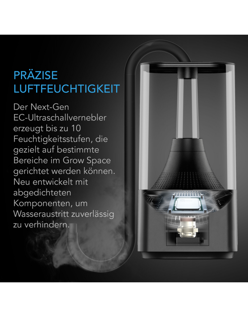 AC Infinity AC Infinity CLOUDFORGE T3 Luftbefeuchter 4.5 L mit intelligenter Steuerung