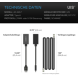 AC Infinity AC Infinity UIS verlichtingsadapter type A, voor RJ11/12-aansluiting en PWM of 0-10V dimmer