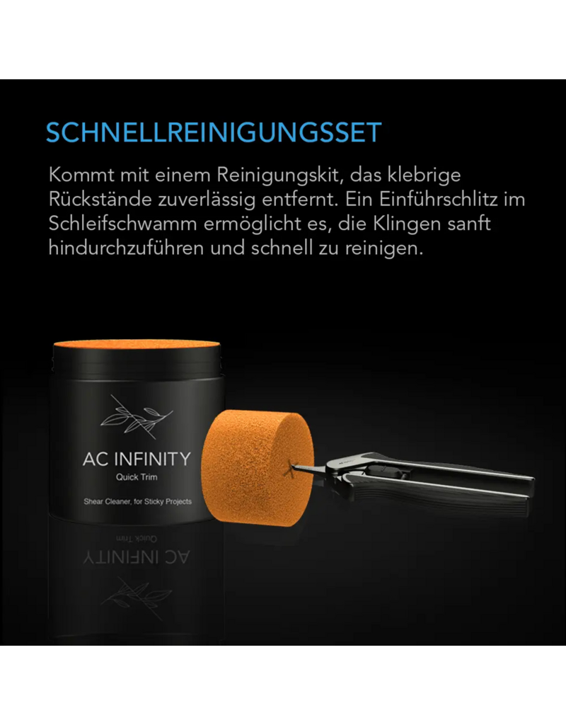 AC Infinity AC Infinity RVS schaar met reinigingsset, 16.8 cm rechte bladen