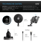 AC Infinity AC Infinity CLOUDRAY A6 clipfan 150 mm, EC-motor, handmatig kantelbaar