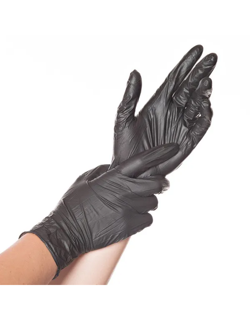 Nitrilhandschuhe Schwarz, 100 Stück/Box