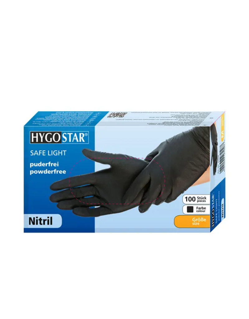 Nitrilhandschoenen Zwart, 100 st/doos