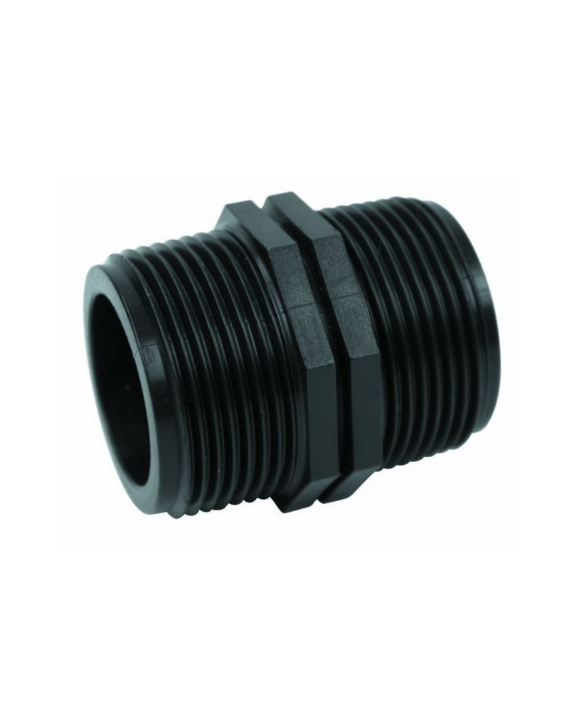 PP Doppelnippel 2 Zoll Außengewinde