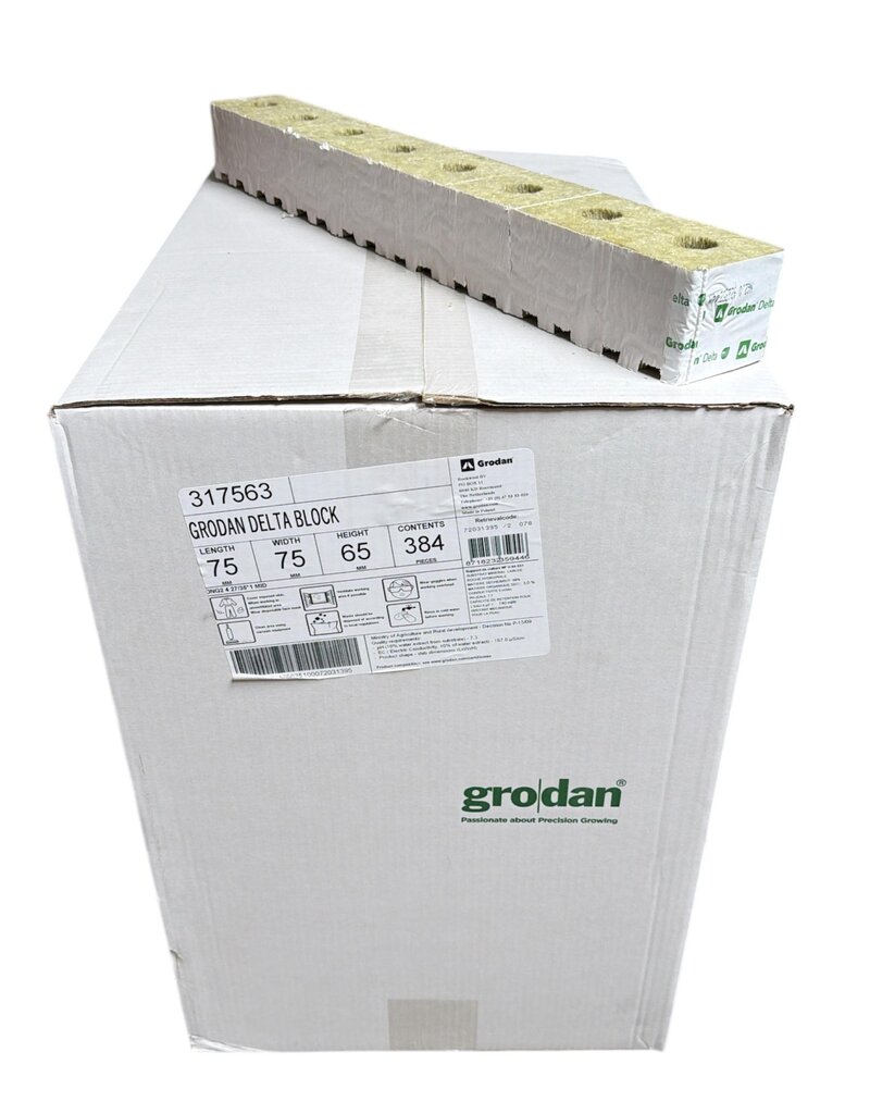 Grodan Grodan Startblock, kleines Loch, 28 mm (pro Karton 384 Stück)