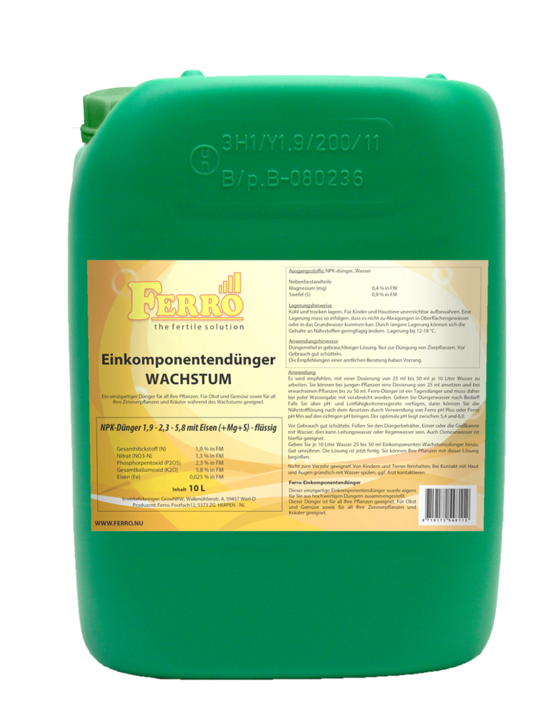 Ferro Ferro 1 component Groei 10 L