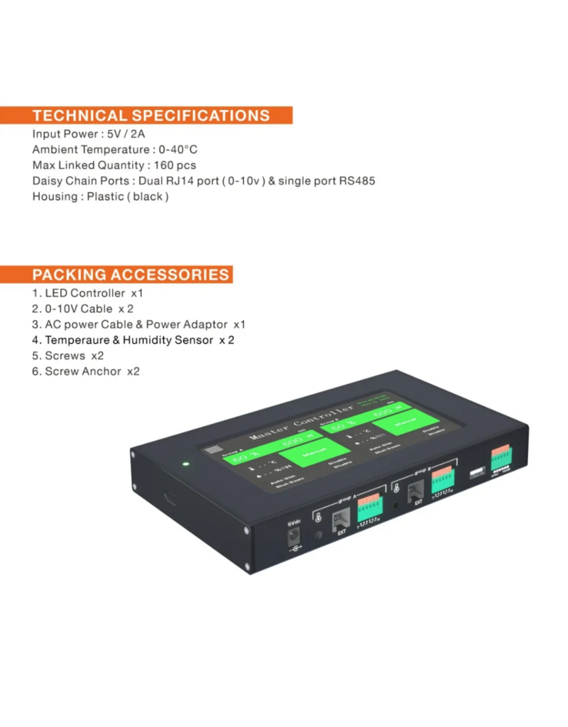 Ralight Ralight LED touchscreen controller 0-10v
