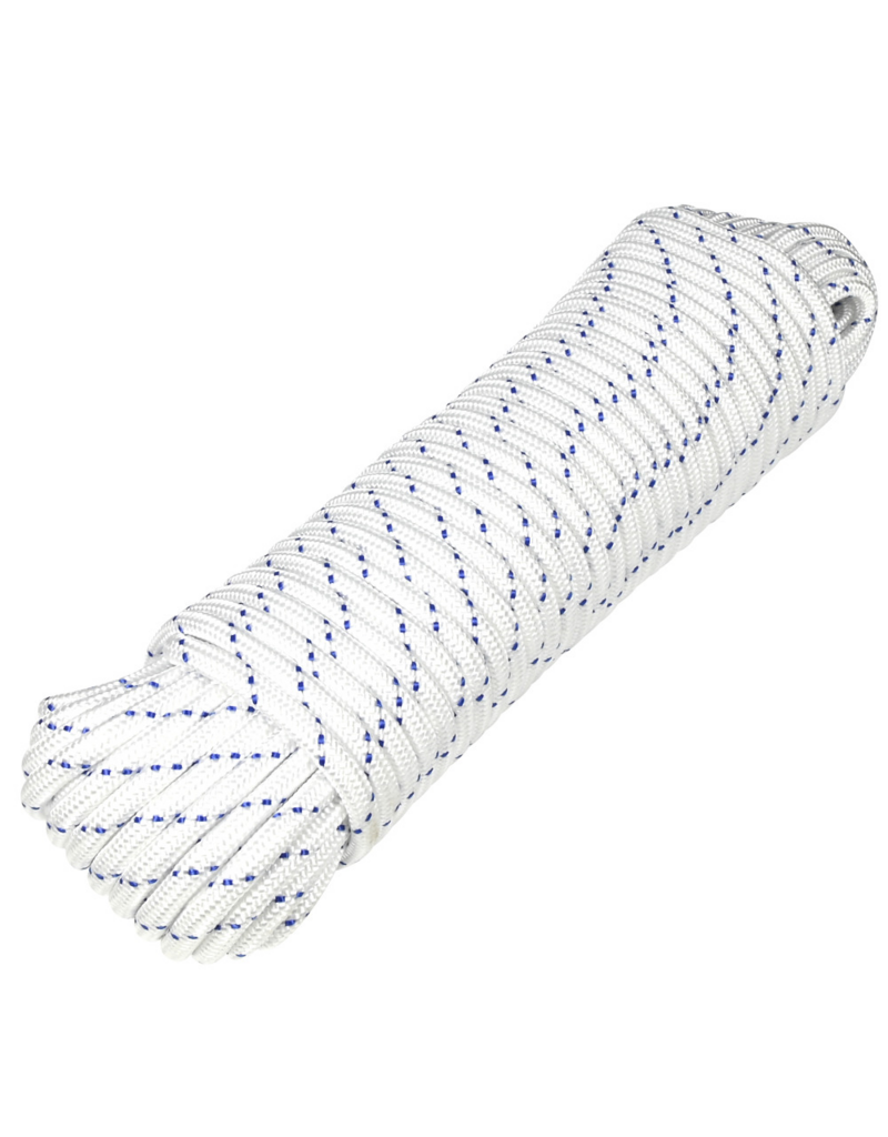 Seil weiß/blau 8 mm x 30 m