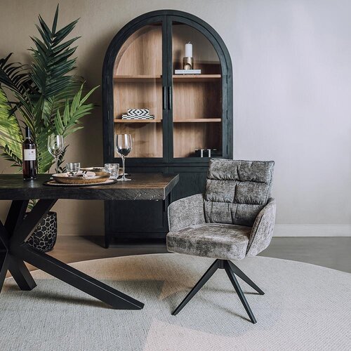 Tower Living Eetkamerstoel Rosora met armleuning