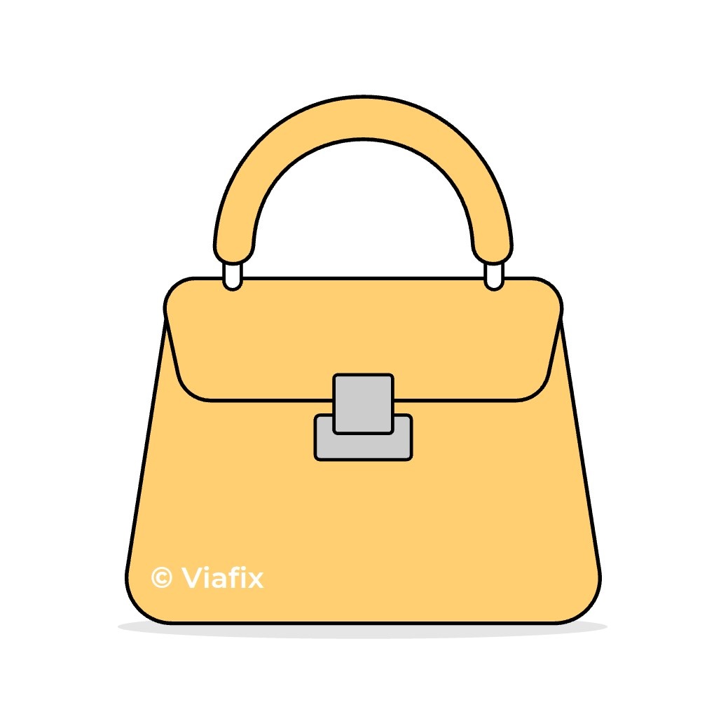 Fashion statement als demo: Een mooie gele tas. - Copy