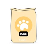 Grote zak hondenbrokken: Zomaar een demoproduct. Verpakt in een grote zak.