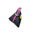 Max & Molly Pink Poo bag triangle