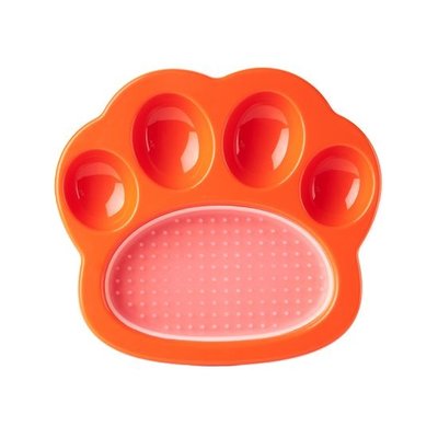 PetDreamHouse Paw 2-in-1 Cat Slow Feeder & Lick Pad