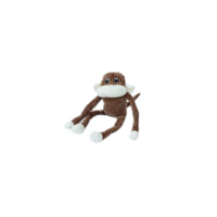 ZippyPaws ZippyPaws - Spencer Crinkle Monkey - Brown - Large