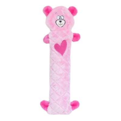 ZippyPaws Jigglerz - Pink Bear