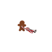 ZippyPaws ZippyPaws - Holiday ZippyTuff Teether - Gingerbread Man