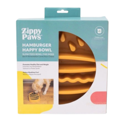 ZippyPaws Happy Bowls - Hamburger