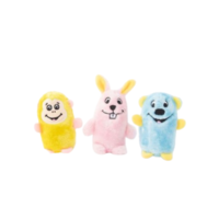 ZippyPaws ZippyPaws - Squeakie Buddies - Bear, Bunny, Monkey