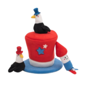 ZippyPaws Zippy Burrow - Americana Top Hat