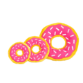 ZippyPaws Strawberry Donutz