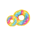 ZippyPaws Donutz - Rainbow