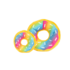 ZippyPaws Donutz - Rainbow