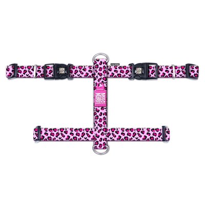 Max & Molly H-Harnas Leopard Pink