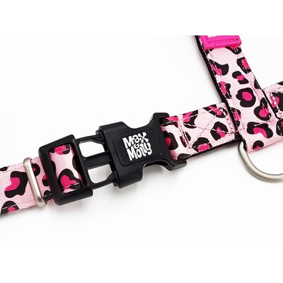 Max & Molly H-Harnas Leopard Pink