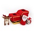 ZippyPaws Holiday Burrow Santa's Sleigh