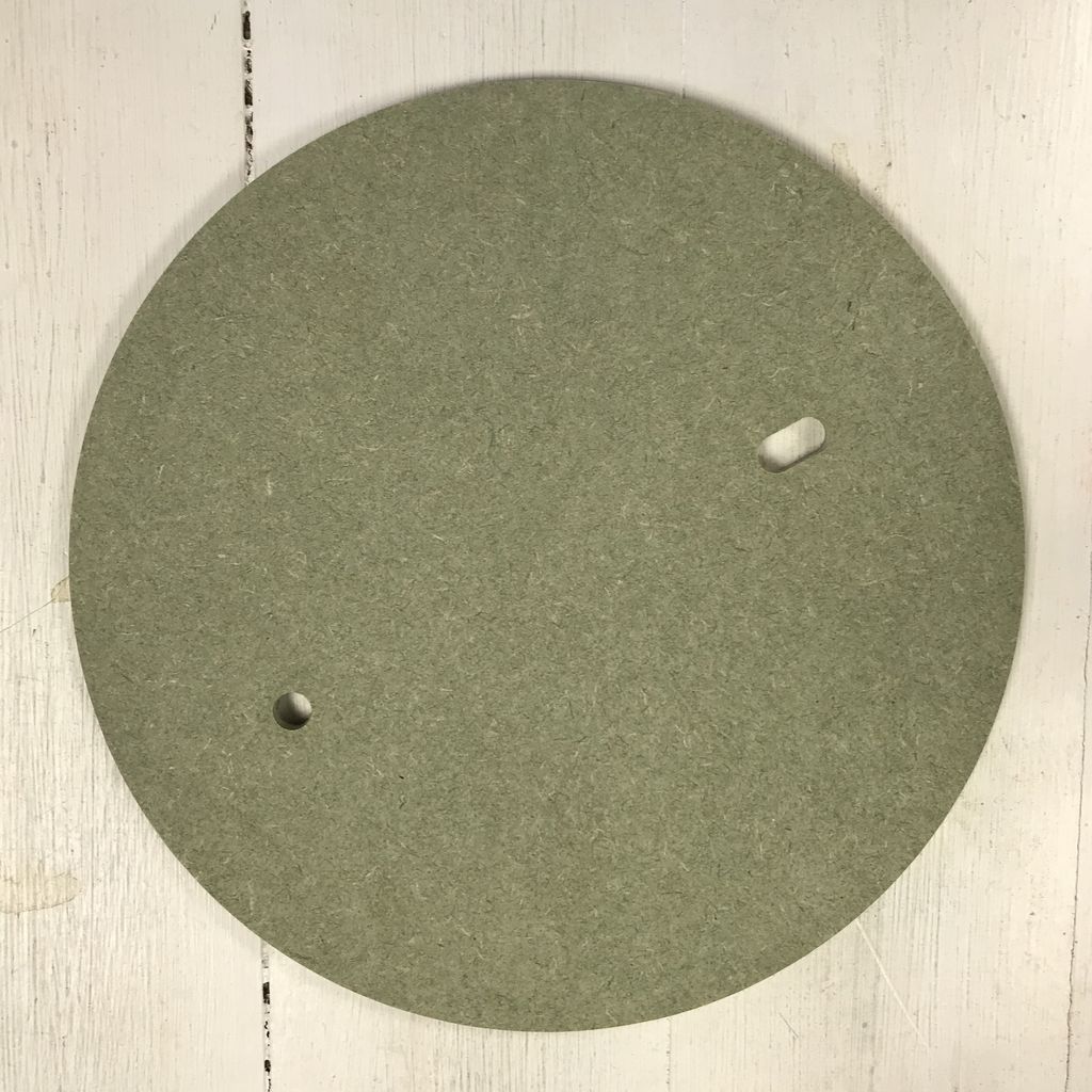25cm PreDrilled Round MDF Batt Bluematchbox