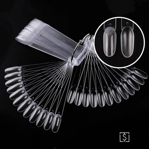 Tips ovaal clear (color pops) Tips ovaal clear (color pops)