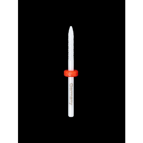 K11-TS keramisch bitje kogel smal rood fijn K11-TS keramisch bitje kogel smal rood fijn