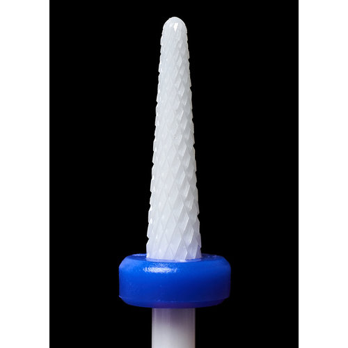 K8- TS keramisch bit kegel afgeronde cone smal blauw medium