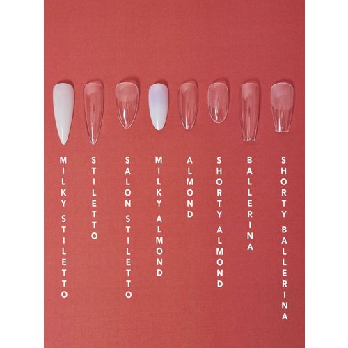 TS Products Easy tips milky stiletto