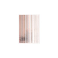 TS striping tape rosé goud