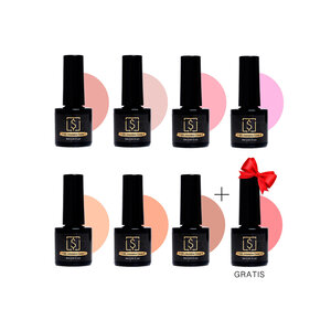 TS Products T-Gel Intensive mini collectie 7 kleuren + 1 gratis