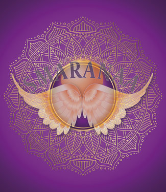 Mandala der violetten Falmme